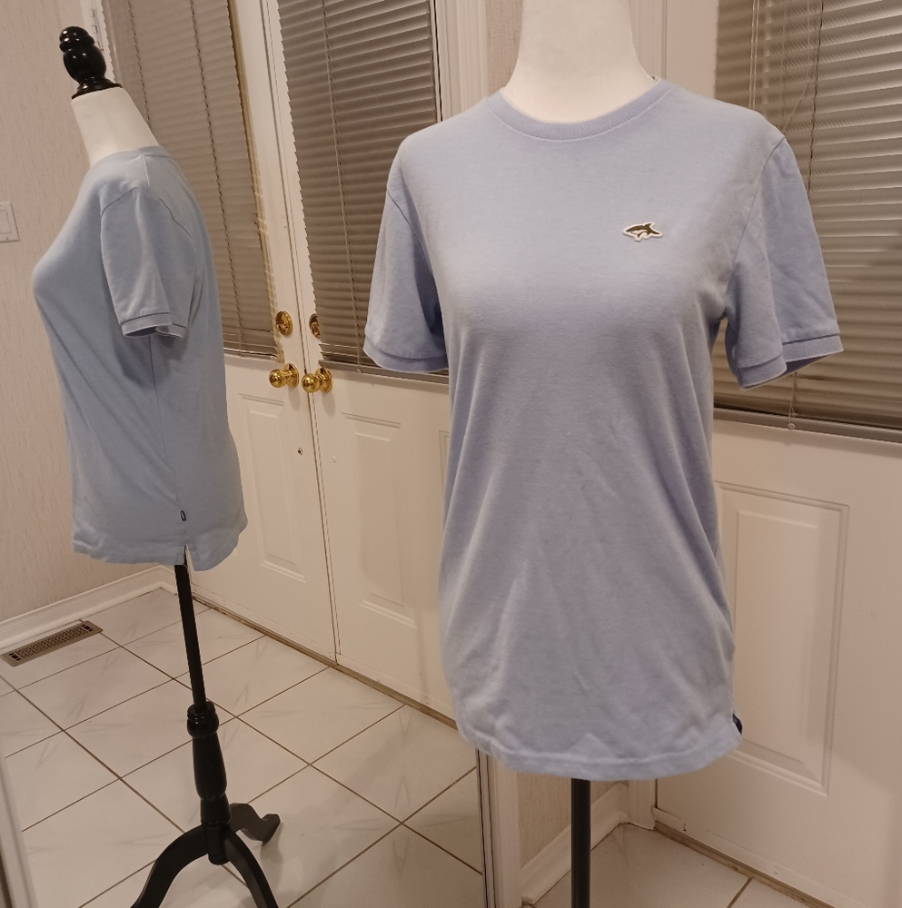 4/$40 Baby Blue Le Shark T-shirt - Size Small